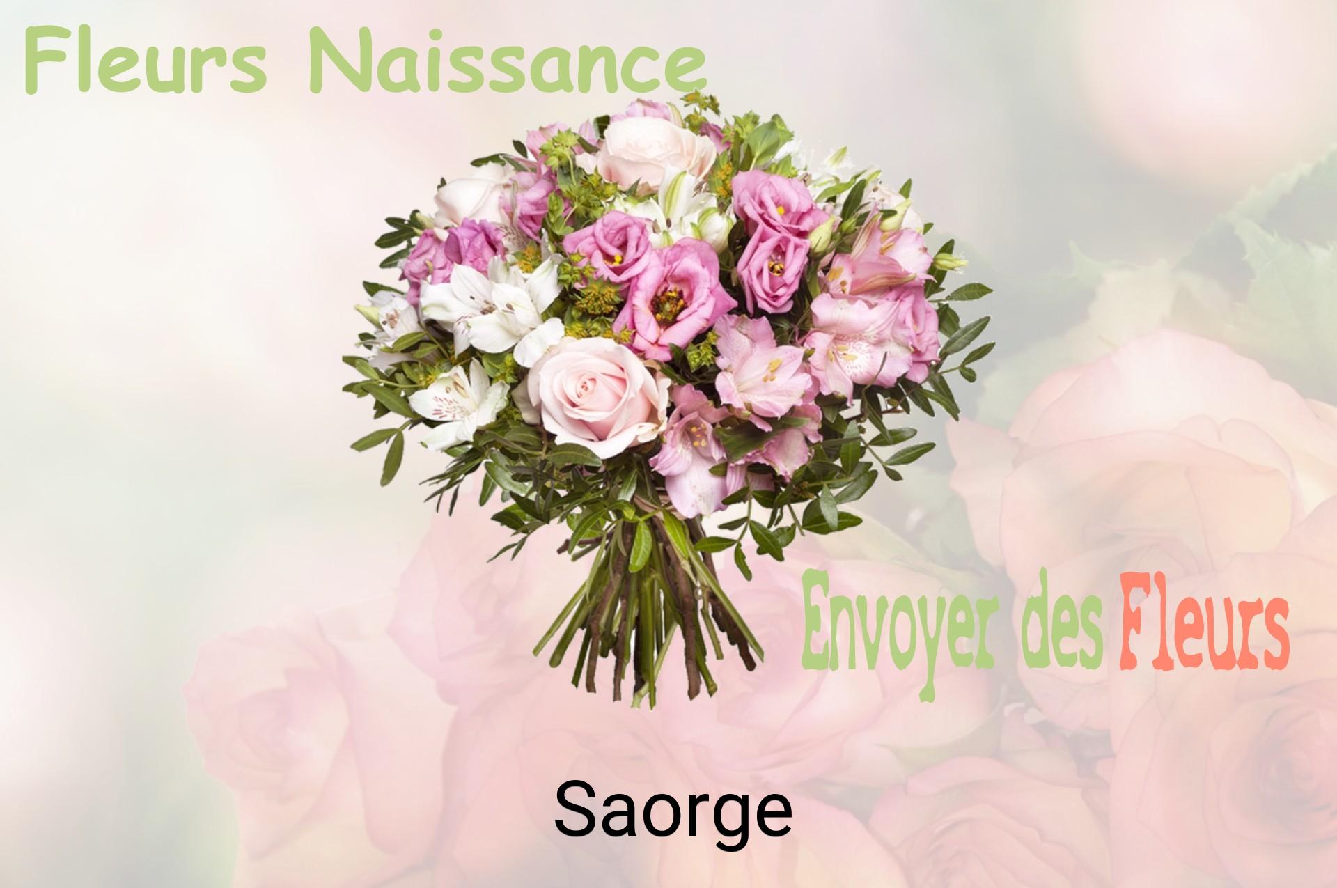Bouquet de fleurs de naissance livré à Saorge