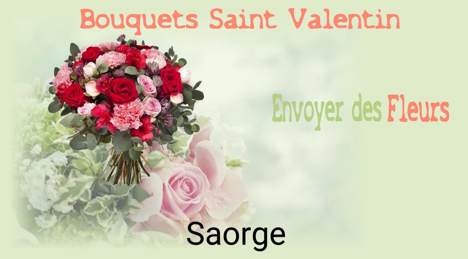 Roses de Saint-Valentin livrées à Saorge